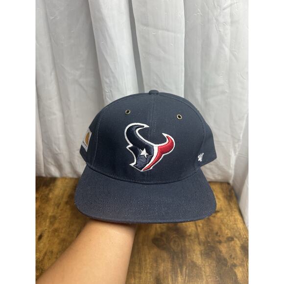 Carhartt x 47 Brand NFL Houston Texans Football Hat Cap Embroidered Strap Back - Picture 1 of 9